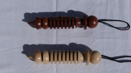 Grosses Isis-Osiris-Pendel Buche und Sandelholz